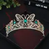 Corona de Novia Transfronteriza Aleación Pedrería Corona de Fiesta de Cumpleaños Princesa Accesorios para el Cabello de Niños Pieza para la Cabeza de Boda con Diamantes Brillantes En Stock