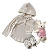 Ropa Infantil Ningli Estilo Coreano para Niñas 2026 Primavera y Otoño Nuevo Sudadera con Capucha de Punto Versátil Casual para el Día a Día Moderna