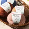 Hilo de Lana Merino Peinada al por Mayor Transfronterizo 50g para Tejer a Mano, Crochet, Suéter, Gorro, Bufanda, Hilo Completo