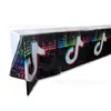 Mantel decorativo para fiesta de cumpleaños infantil de venta caliente en fábrica, mantel rectangular desechable con estampado de dibujos animados, mantel para banquetes