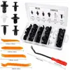 Caja de 100 Piezas Clips Universales para Parachoques de Coche, Paneles de Puerta, Tornillos para Guardabarros de Maletero, Tornillos de Expansión