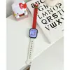 Adecuado para Correa de Reloj Apple S12 S10987654Se Otoño e Invierno Lindo Gato Luckykt Correa de Muñeca Correa de Reloj