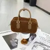 Bolsa de Mão Boston Fashionável Retrô Estilo Europeu e Americano 2026 Nova Mais Vendida Bolsa Feminina Elegante Versátil Bolsa Transversal Feminina