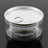 Tapa Redonda de Aluminio Tarro para Alimentos Sellado Boca Ancha Transparente Tarro de Almacenamiento Té de Flores Nuez Galleta Pastel Mascota Tarro de Plástico