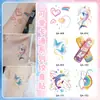 Adesivos de Tatuagem Temporária Casual e Fofa Borboleta Arco-Íris Colorida de Longa Duração À Prova d'Água Nicho Verão Pequenos Adesivos de Tatuagem Frescos Dopamina