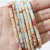 Contas Tubulares, Contas Espaçadoras Cilíndricas Longas, Acessórios para Contas, Produtos Semi-Acabados, Colar DIY, Pulseira, Materiais para Joias Artesanais