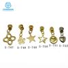 Herrajes para equipaje de bolso accesorios para bolso de mujer aleación tirador marca aleación de zinc cabeza de cremallera de bolso tirador de estrella marca tirador de flor marca