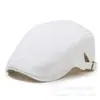 Boina de verão masculina, boné estilo coreano com bico de pato, chapéu simples e versátil da moda, chapéu de pintor britânico liso para primavera e verão feminino