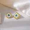 Pendientes Asimétricos Retro Geométricos Estilo Francés para Mujer 2024 Nueva Llegada Pendientes Delicados de Alto Sentido Accesorios para Orejas de Lujo Ligero Elegantes