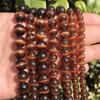 Ventas Directas de Fábrica Cuentas Sueltas Ojo de Gato de Colores Redondas Semiacabadas Ojo de Gato Accesorios para Joyería DIY