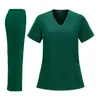 Versión Europea de Uniformes Médicos de Temu, Uniformes Finos, Uniformes de Enfermera Dental, Ropa de Trabajo para Doctor, Transfronterizo