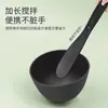 Tigela para Máscara Colher Salão de Beleza Especial Tigela Macia para Máscara Tigela de Silicone para Máscara e Pincel Mais Conjunto de Colher Ferramentas Caseiras