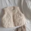 Chaleco de algodón para niña abrigo de invierno 2026 nuevo elegante moda para bebé chaleco versátil para niños ropa exterior de moda