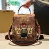 Fábrica Directa de Bolsas North: Nuevo Bolso de Mano y Mochila de Bloques de Color para Viajeros Transfronterizos, Mochila de Dibujos Animados de Gran Capacidad para Mujer