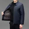 Chaqueta administrativa para hombre de lana de oveja transfronteriza, nuevo estilo de invierno, para mediana edad, casual de negocios, engrosada, cálida, a prueba de frío, abrigo para hombre