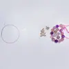 Pulsera de Cristal Natural Pulsera de Cuentas de Transferencia Flor de Durazno Mejor Amiga Nicho Exquisita Lujo Accesible Cuentas Sueltas Accesorios de Cuentas para DIY