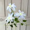 Arranjo de Flores Artificiais Azuis de Luxo para Casamento Arranjo Floral DIY Arranjo de Flores para Janela de Shopping Center ao Ar Livre Paisagismo com Flores Artificiais