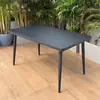 Juego de Mesa Redonda Pequeña y Sillas de Acero al Carbono Sencillo para Ocio en Balcón, Mesa de Reuniones, Área de Descanso, Cafetería de Té con Leche al Aire Libre, Mesa de Comedor al Aire Libre