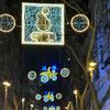 Luz de Calle LED para Frutas Uvas Cruce Festival Calle Comercial Noche Proyecto Municipal Iluminación Decoración Colgante de Calle