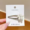 Pasador de Camelia Súper Hermoso para Mujer, Pin Versátil para Flequillo Lateral, Accesorio para el Cabello para la Frente y Cabello Fino