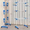 Rack de Toalha Multicamadas Mais Vendido Transfronteiriço Varanda Chão Dobrável Secador de Roupas Retrátil Chão Haste Dupla Secador Atacado