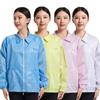 Chaqueta Ropa de Trabajo Ropa de Comida Azul Blanco Ropa Dividida Ropa Antiestática Ropa Libre de Polvo