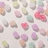 Cuentas de Corazón Roto Color Caramelo Fantasía Cuentas de Corazón DIY Joyería Hecha a Mano Pulsera con Cuentas Material para Accesorios de Collar