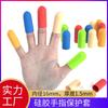 Fundas para Dedos de Silicona Cinco Dedos Industriales Aislantes del Calor Antideslizantes Medio Dedo Anti-quemaduras Mano Aislante del Calor Protector de Dedos Resistente a Altas Temperaturas Fundas para Dedos