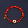 Nuevo Modelo 2026 Pulsera Tejida Roja para el Año del Caballo, Buena Suerte y Riqueza, Moderna y Versátil para Hombres y Mujeres, Suministro Directo