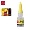 Deli 502 Pegamento Fuerte para Zapatos, Pegamento Especial Impermeable, Secado Rápido para Carpintería Plástico, Fuerte Secado Rápido Modelo, Secado Rápido