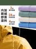 Luotuo Mismo Estilo Chaqueta Amarilla Mijo para Mujer Chaqueta de Montañismo Desmontable Tres en Uno Chaqueta Cálida Impermeable Cortavientos para Hombre Invierno