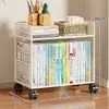 Estante de Mesa Prateleira de Mesa de Escritório Rack de Armazenamento Vertical Multi-Camadas Armazenamento de Livros Estação de Trabalho Colocação de Documentos Artefato Bancada Estante