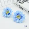 Flores Artificiales, Hojas de Pino, Peonías, Flores Falsas con un Diámetro de 7 cm, Cabezas de Flores de Seda para Accesorios de Cabello DIY, Pasadores y Decoraciones Florales para Trajes Tradicionales