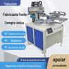 Máquina de Serigrafia Rotativa Semi-Automática Personalizada para Garrafas de Vidro e Plástico Máquina de Serigrafia Pequena para Placas de Metal Equipamento de Serigrafia
