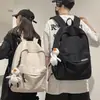 Mochila para Homens, Mochila Simples de Grande Capacidade para Computador para Mulheres, Mochila Escolar Casual Estilo Japonês para Alunos do Ensino Fundamental II, Ensino Médio e Universitários