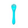 Colher de silicone para crianças bebê aprendendo a comer garfo de treinamento colher colher para lamber papinha de bebê Garfo colher para alimentos complementares infantis em estoque
