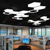 Lámpara de Araña LED Forma Hexagonal Luz Forma Panal Gimnasio Café Internet Oficina Centro Comercial Iluminación Hexagonal Venta al por Mayor