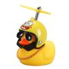 TikTok Explosiones Adornos para Coche Dibujos Animados Lindo Casco Social Pato Amarillo Se Volverá Luminoso Adornos para Coche Eléctrico
