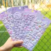 Pegatinas de Espuma Serie Familiar Sanrio de Alta Calidad Lindas 3D Materiales para Diario Pegatinas de Dibujos Animados DIY para Niños