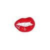Nuevos Accesorios Europeos y Americanos Broche Divertido de Dibujos Animados Corazón Ropa para Perro Mascota Labios Rojos Aleación Esmalte Accesorios