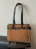 Bolsa de Ombro Vintage de Alta Qualidade para Mulheres Nova Coleção Outono/Inverno 2025 Simples Tote de Grande Capacidade