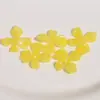Zhen Tu Acrílico Degradado Color Gelatina Irregular Flor de Cuatro Pétalos 3D DIY Hecho a Mano Pasador Accesorio para el Cabello Decoración de Zapatos Funda de Teléfono