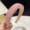 2025 Nueva Diadema de Esponja de Sarro Grueso Calavera Alta Celebridad de Internet Diadema para Lavado Facial Dulces y de Alta Gama Accesorios para el Cabello para Mujeres Venta al por Mayor