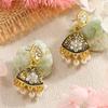 Pendientes colgantes de perlas y diamantes exagerados de estilo étnico, estilo bohemio, populares en AliExpress, de estilo europeo y americano.