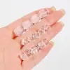 Cristal Blanco Natural Cuentas Sueltas Cuentas Barril Accesorios Hechos a Mano para DIY Pulsera Cuentas Facetadas Venta al por Mayor de Cuentas