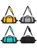 Bolsa Deportiva Multifuncional para Ocio, Separación Seco y Húmedo, Bolsa de Fitness de Gran Capacidad, Bolsa de Viaje Portátil Cruzada para Hombre, Impresión al por Mayor