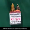 Souvenirs Turísticos de Xi'An Guerreros de Terracota de Qin Shihuang Pegatinas Magnéticas Shaanxi Creativos Imanes Estéreo para Refrigerador Magnético Metabo