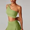 Chimei Naked Sense Hombro Descubierto Espalda Bonita Sujetador de Yoga Elástico Secado Rápido Ropa Interior Deportiva Chaleco para Correr Fitness Mujer Transfronterizo