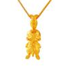 Moda Gato Peixe Diversão Infantil Vietnamita Areia Pingente de Ouro Vintage Feminino Ponyo Gatinho Pingente Cobre Banhado A Ouro Acessórios Transfronteiriços