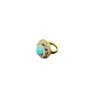 Nuevo Anillo de Gema de Mineral Crudo Natural Piedra de Tianhe Anillo Personalizado de Citrina con Incrustación de Piedra Original Suministro Transfronterizo Venta al por Mayor